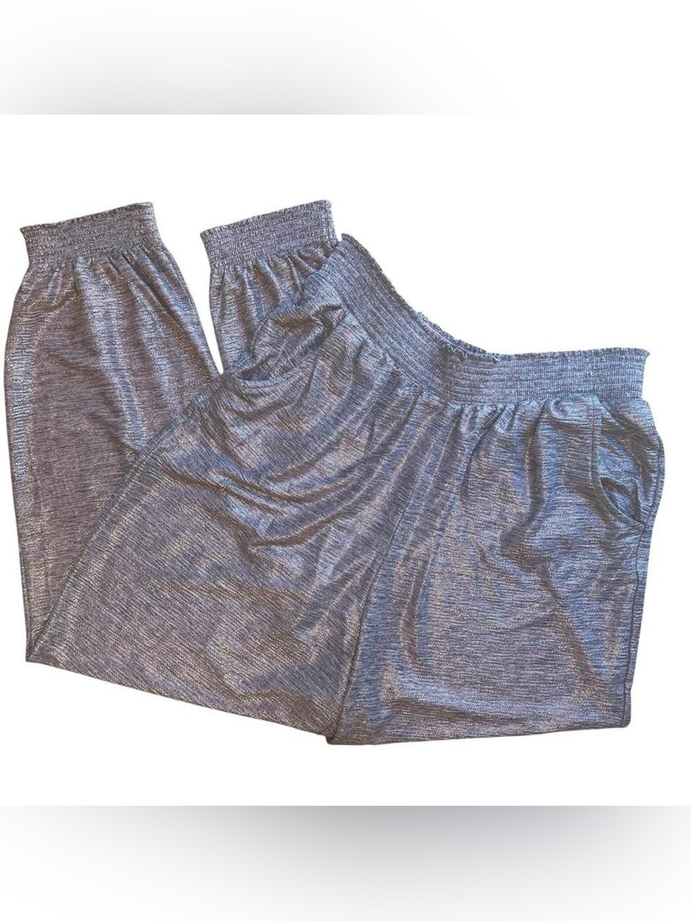Anthropologie Melora Metallic Shimmer Joggers in Pink Rose party going out boho - Picture 2 of 7